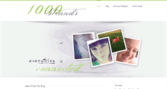 Desktop Screenshot of 1000strands.com